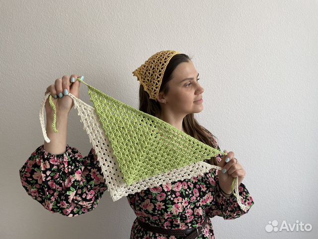 Вязаная косынка Рози