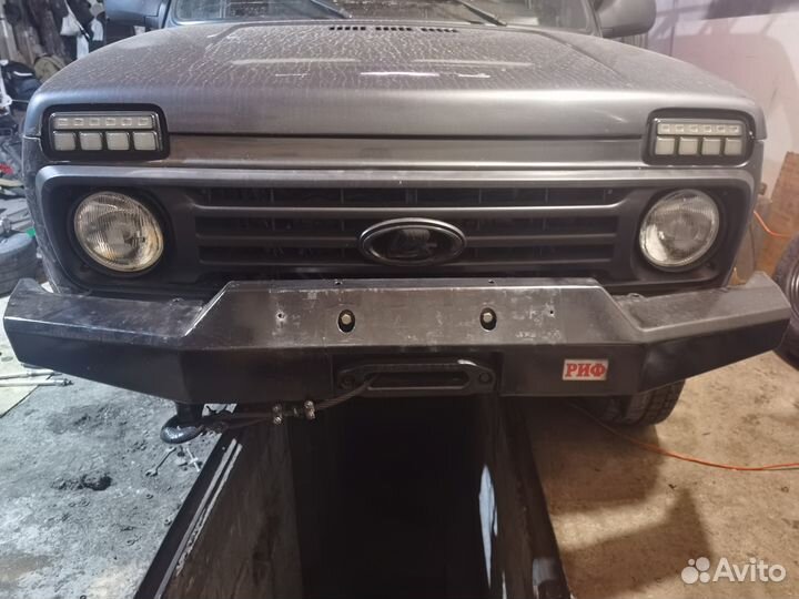 Силовой бампер риф niva 2121