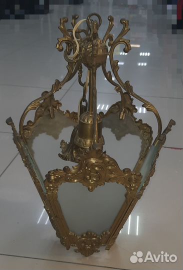 Лампы настольные Сталинские, Люстра бронза