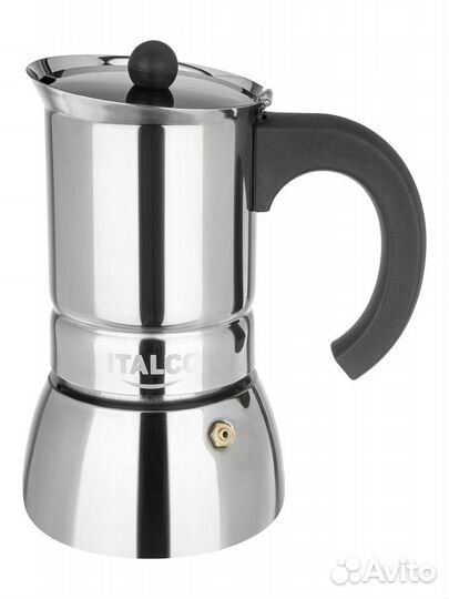 Гейзерная кофеварка Italco Napoli Induction новая
