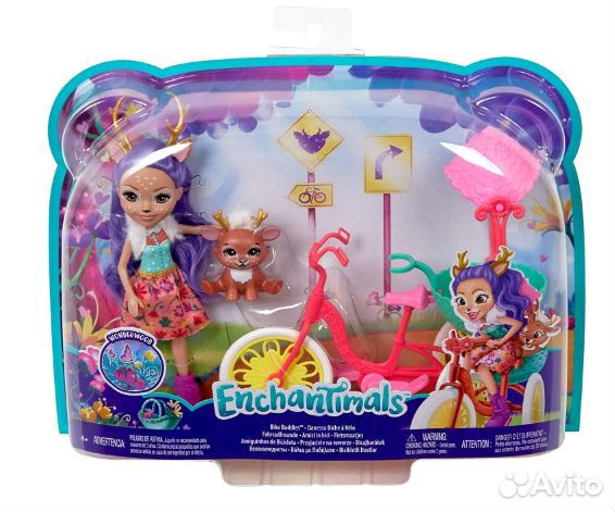 Enchantimals Прогулка на велосипеде Данэссы Оленя