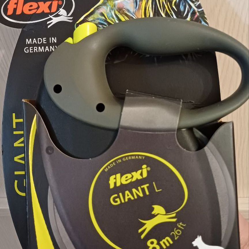 Поводок рулетка flexi giant max 50 kg 8 метров