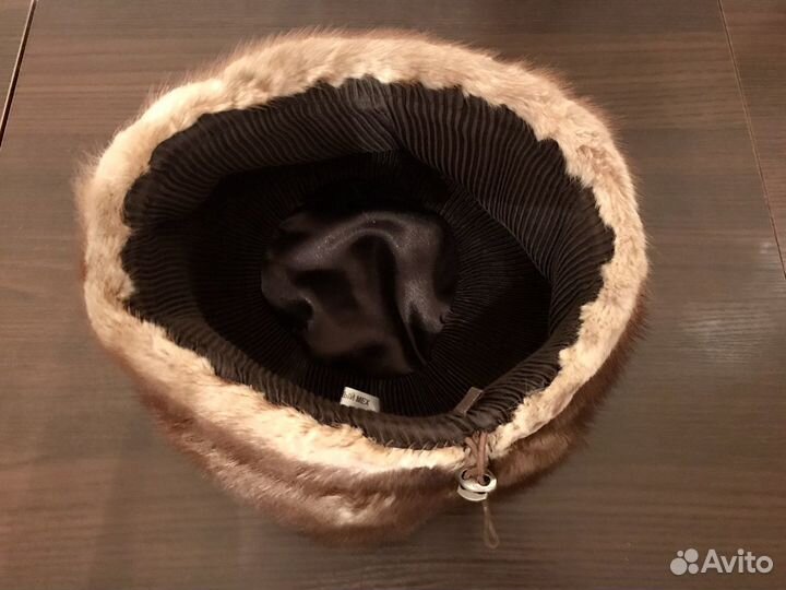 Берет норковый женский мягкий