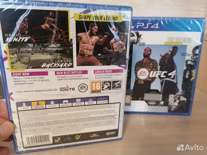 Ufc 4. Новый на PS4/PS5 в плёнке запечатан