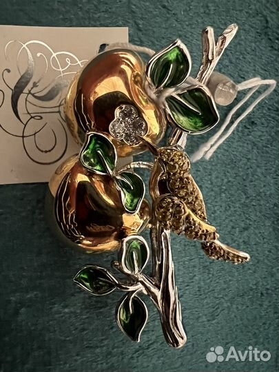Брошь Серебро 925 проба