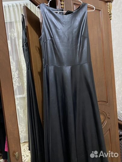 Платье кожаная
