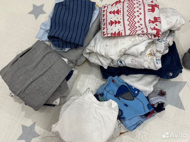 Вещи детские 0-8 мес пакетом