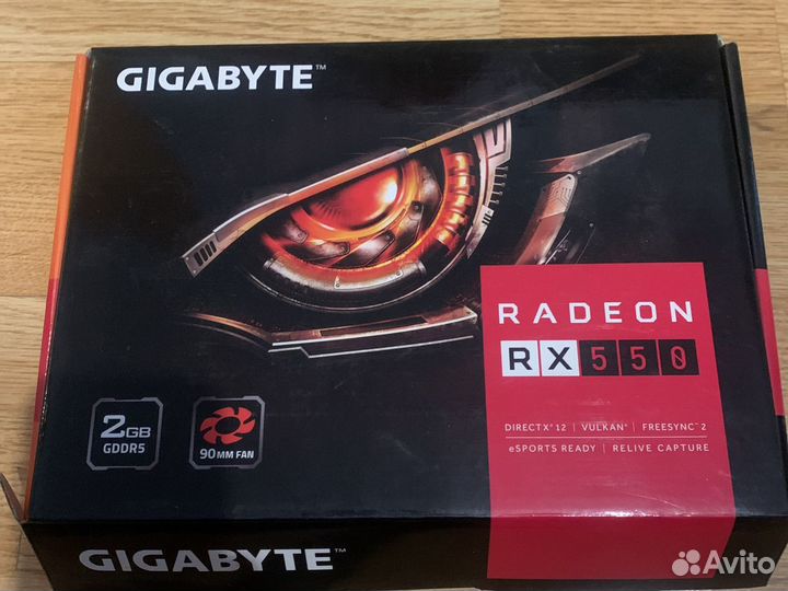 Видеокарта rx 550 2gb