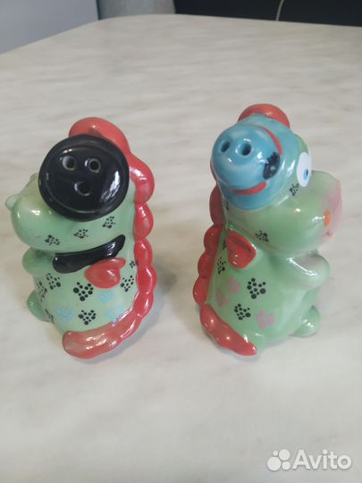 Солонка и перечница керамика