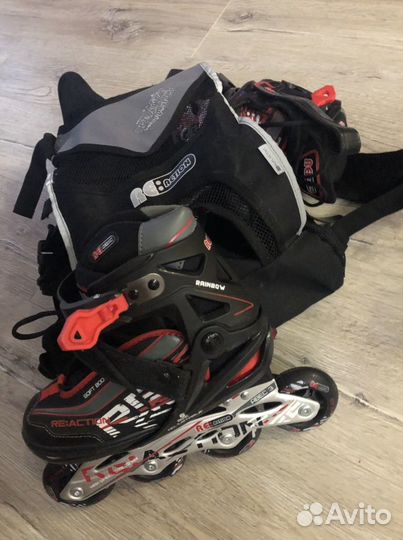 Ролики новые 31-36р и рюкзак