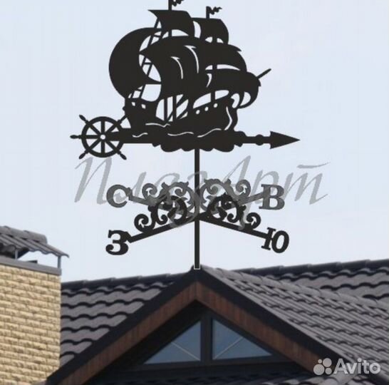 Флюгер на крышу, адресные таблички