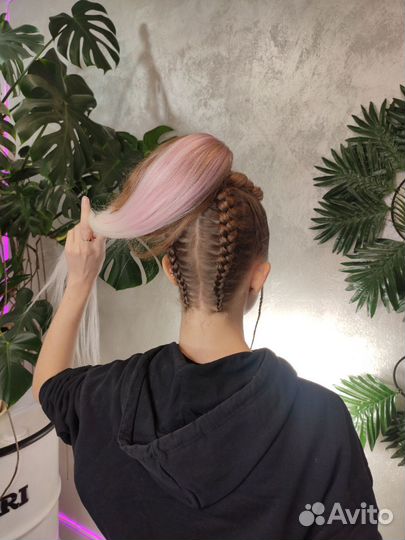 Боксёрские, афрохвост, косы,кудри, афронаращивание