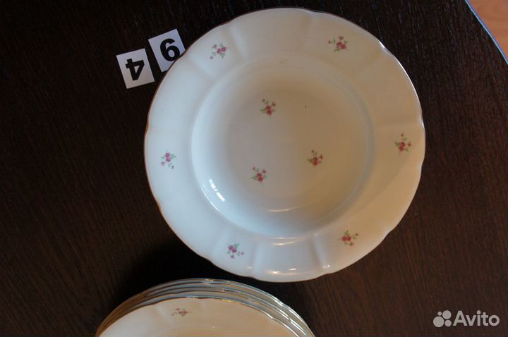 Набор глубоких и обеденных тарелок 6+6 Пиркер Х