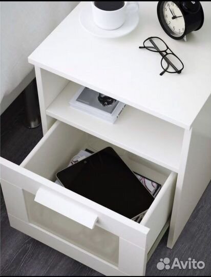 Тумба прикроватная IKEA белая