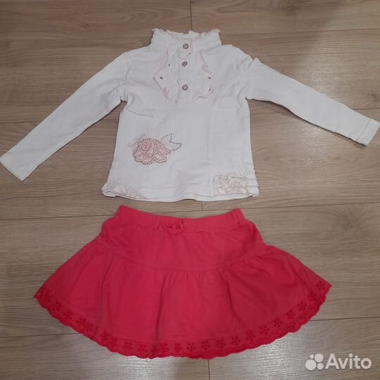 Вещи пакетом для девочки 98 104