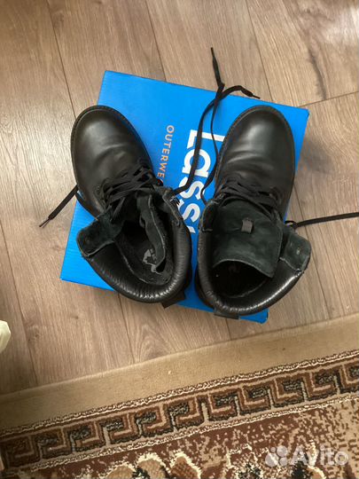 Берцы,утепленные ботинки Cropp,39 р,нат кожа