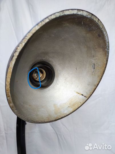 Настольная карболитовая лампа нквд СССР