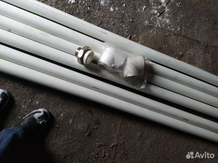 Труба полипропиленовая 63 мм 6 штук по 2 метра