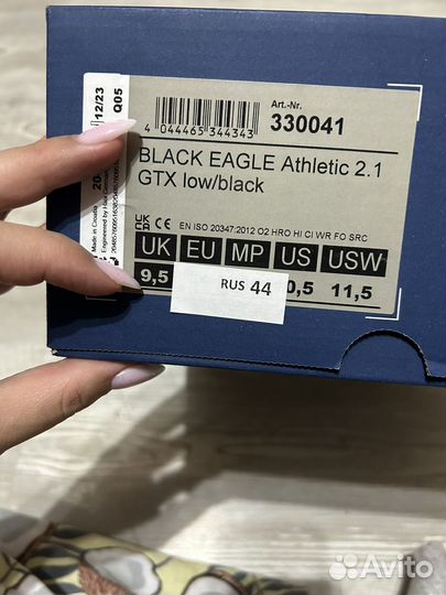 Полуботинки haix black eagle Athletic 2.1