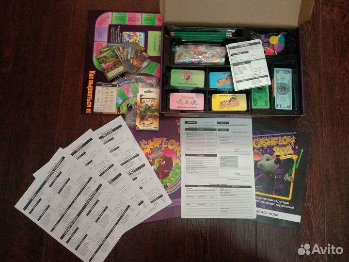 Cashflow (денежный поток) настольная игра