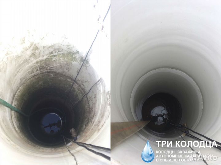 Чистка колодца, ремонт колодца