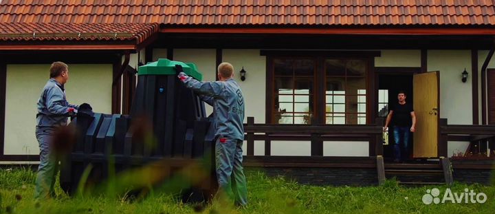 Монтаж автономной канализации. Септики