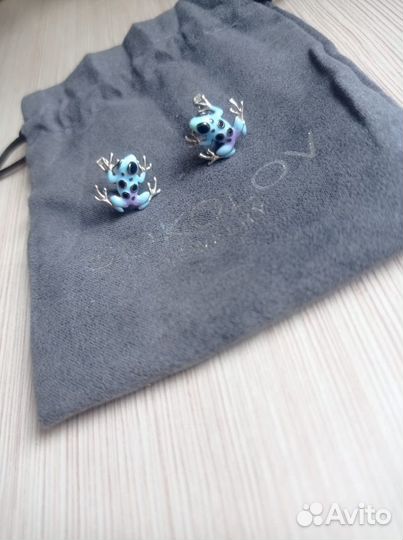 Серьги и кольца серебро