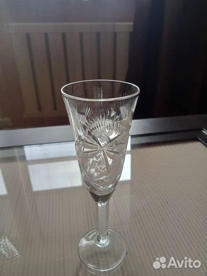 Фужеры ссср,хрустальные
