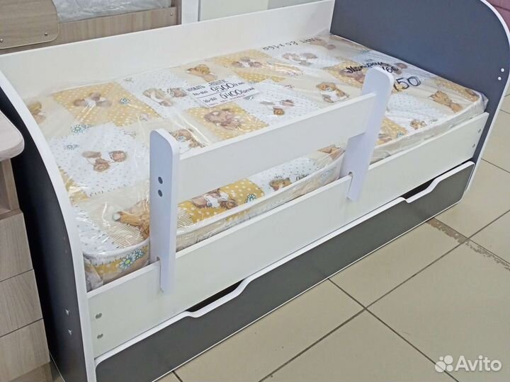 Кровать детская радуга 80*160