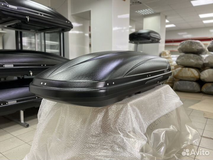 Автобокс Voyage 520л 205см цвет Черный матовый