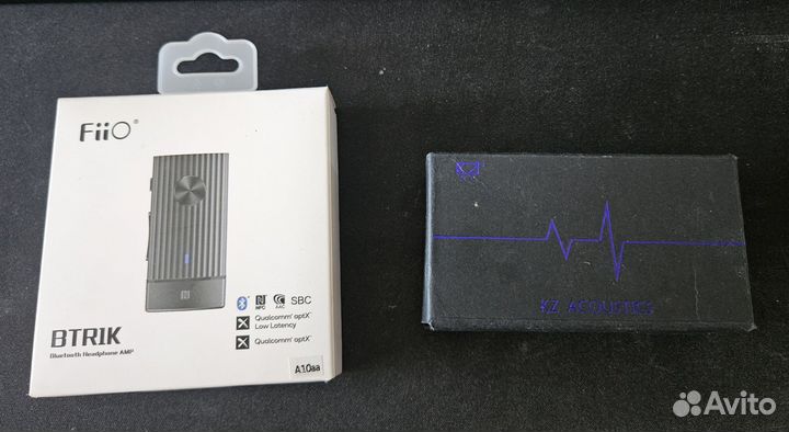 Аудиофильский комплект FiiO BTR1K & KZ ZS1