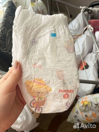 Подгузники трусики huggies 3