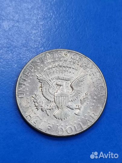 Half dollar серебряная монета