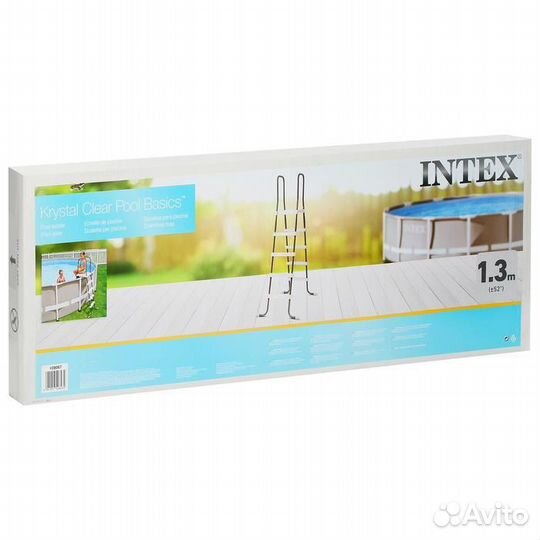 Лестница для бассейна, 132 см intex