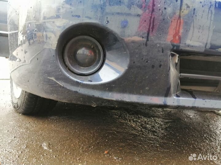 Бампер передний kia spectra Синий