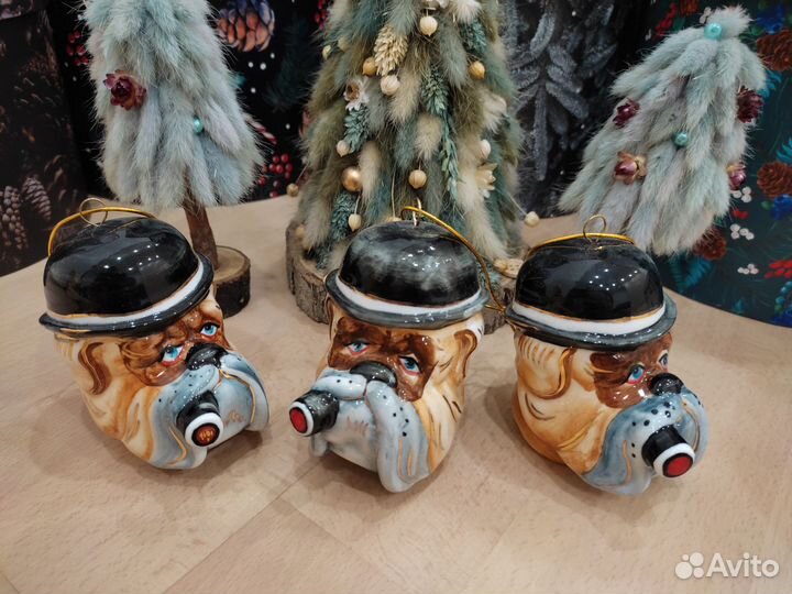 Лефортовский фарфор елочные игрушки статуэтки