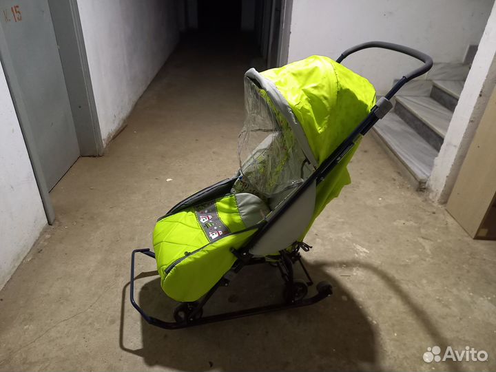 Детские санки коляска
