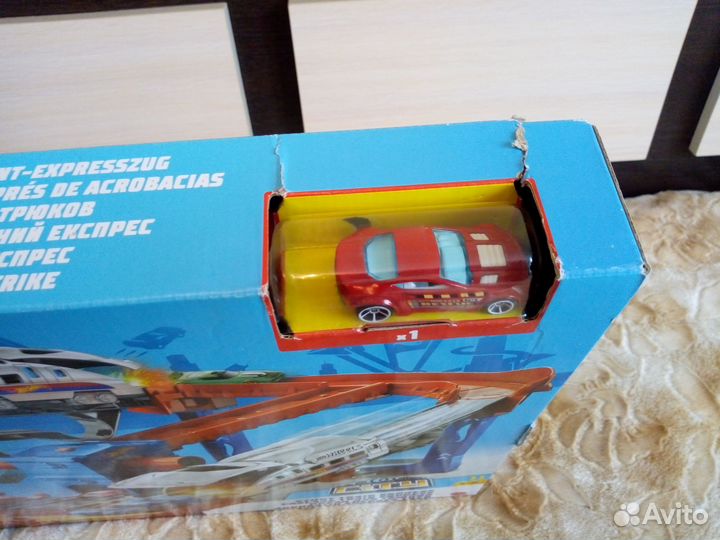 Новый Hot wheels Поезд-экспресс GRW38 Оригинал