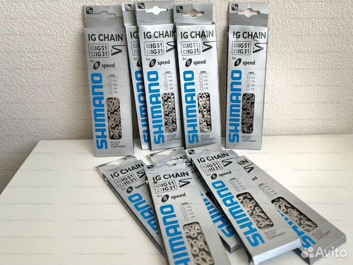 Цепь для велосипеда 8 скоростей Shimano IG51