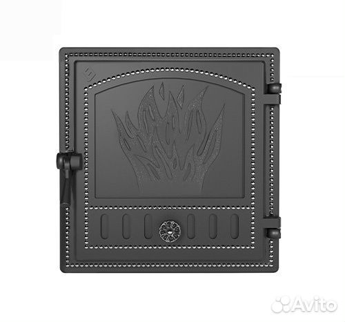 Дверка везувий каминная 281 (Антрацит)