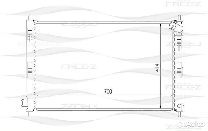 Free-Z KK0158 Радиатор