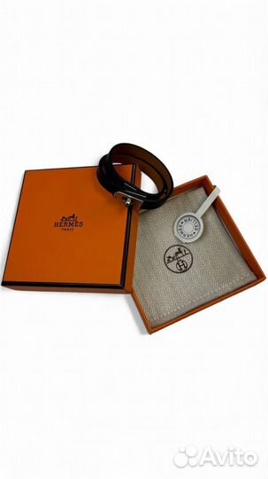 Браслет Hermes Kelly Double Tour Leather Bracelet