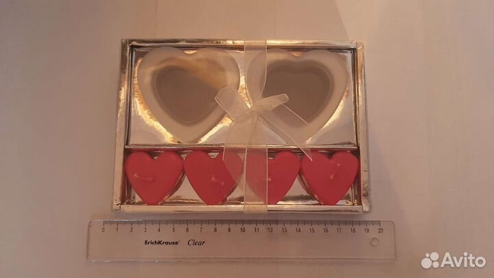 Свечи и подсвечники Сердечки