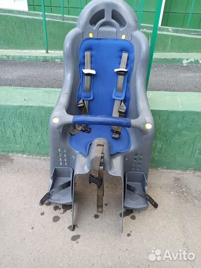 Детское кресло для велосипеда на багажник