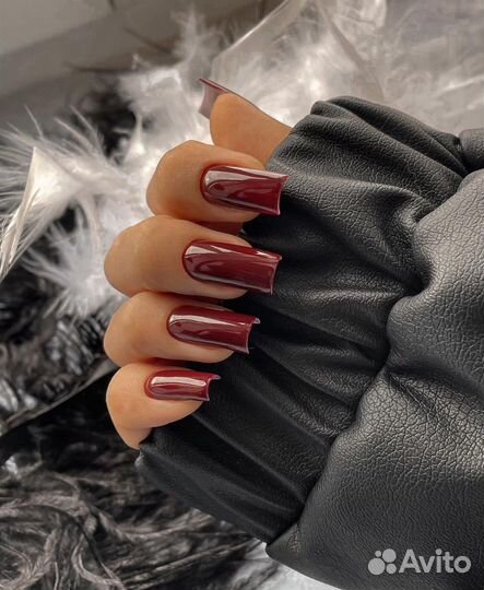 Маникюр наращивание ногтей