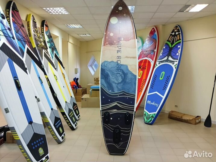 Сапборд sup board Rave board Envizion с сидушкой