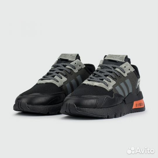 Мужские Adidas Nite Jogger Black / Grey