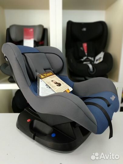 Автокресло 0-18кг Zlatek Galleon синий цвет