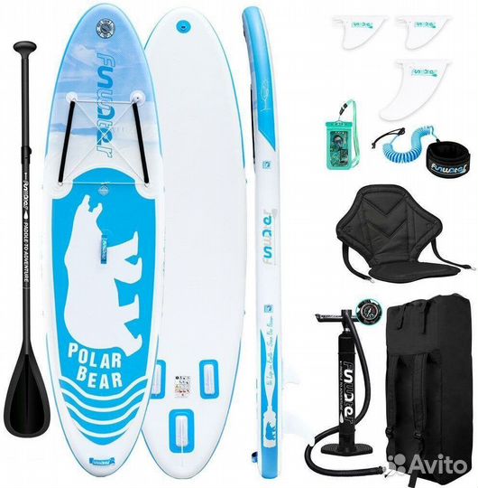 Новый комплект сап борд / Sup Board FunWater Polar