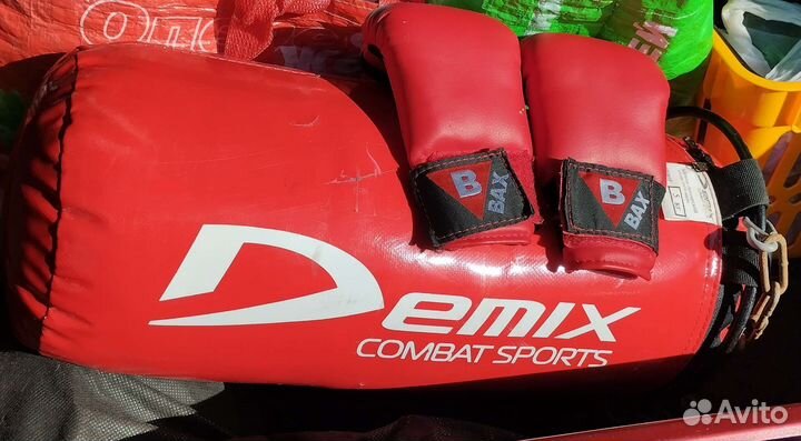 Боксерская груша Demix 5кг+перчатки детские
